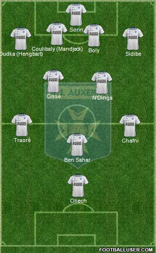 A.J. Auxerre Formation 2012