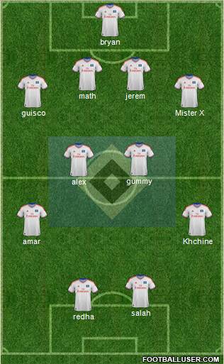 Hamburger SV Formation 2012