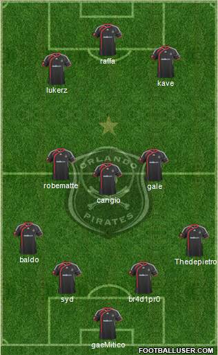 Orlando Pirates Formation 2012