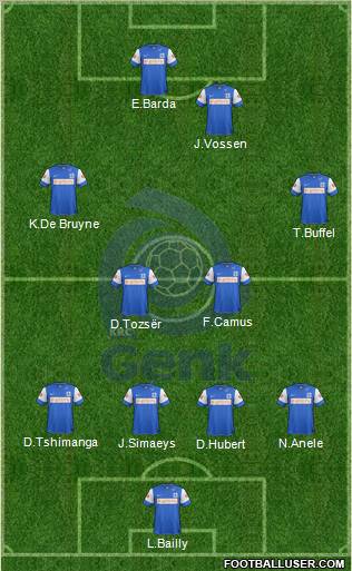 K Racing Club Genk Formation 2012