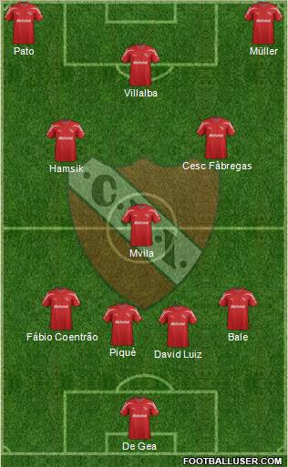 Independiente Formation 2012