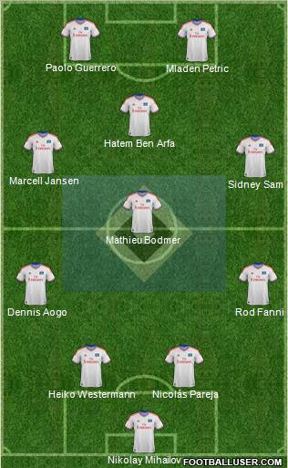 Hamburger SV Formation 2012