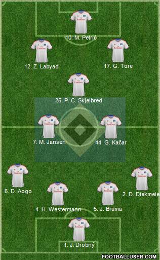 Hamburger SV Formation 2012