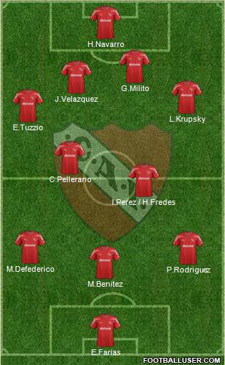 Independiente Formation 2012