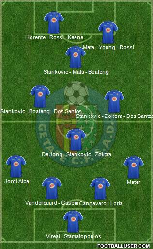 Getafe C.F., S.A.D. Formation 2012