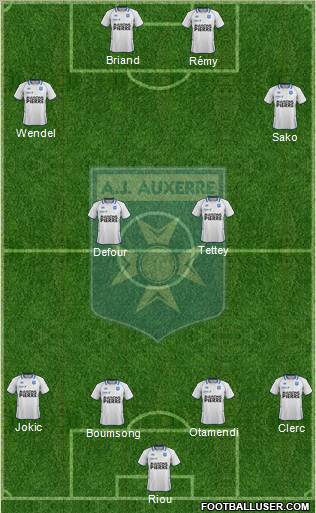 A.J. Auxerre Formation 2012