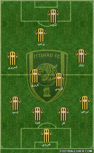 Al-Ittihad (KSA) Formation 2012