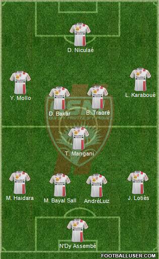 A.S. Nancy Lorraine Formation 2012