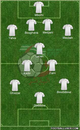 Algeria Formation 2012