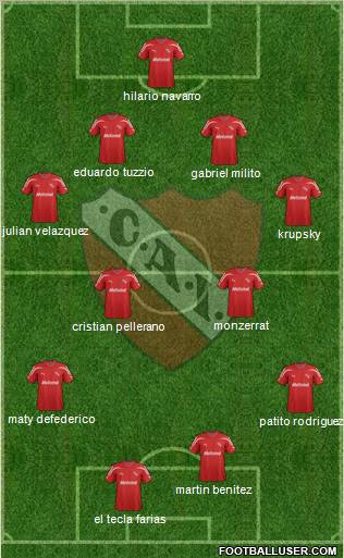 Independiente Formation 2012