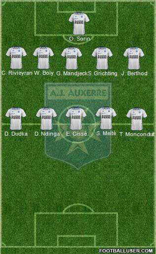 A.J. Auxerre Formation 2012