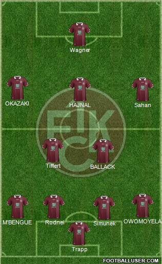 1.FC Kaiserslautern Formation 2012