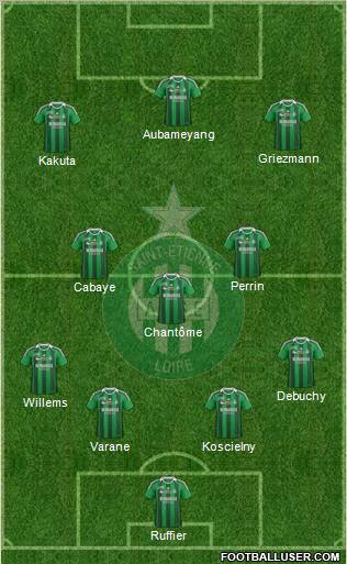 A.S. Saint-Etienne Formation 2012