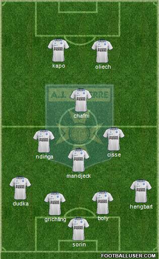 A.J. Auxerre Formation 2012