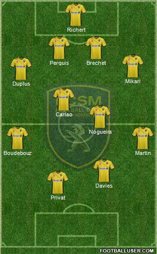 FC Sochaux-Montbéliard Formation 2012