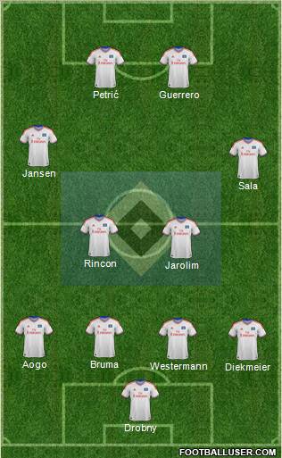 Hamburger SV Formation 2012