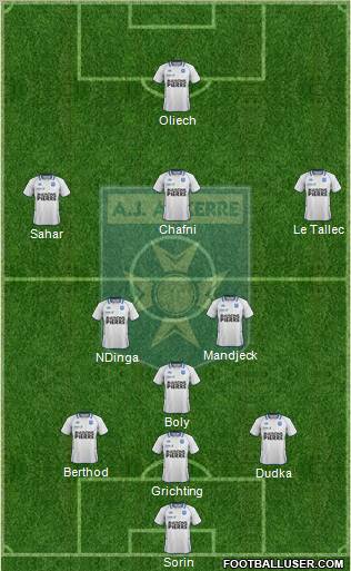 A.J. Auxerre Formation 2012