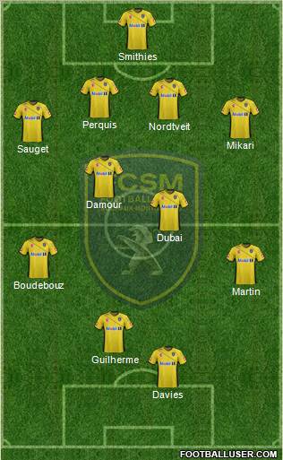 FC Sochaux-Montbéliard Formation 2012