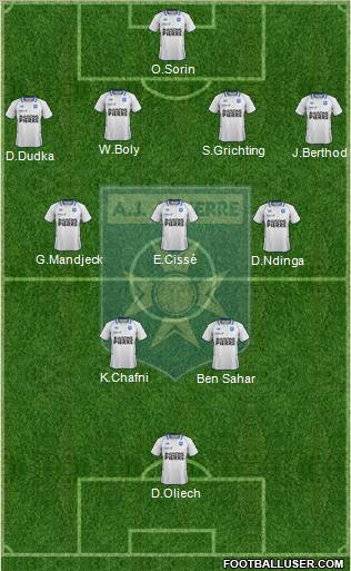 A.J. Auxerre Formation 2012