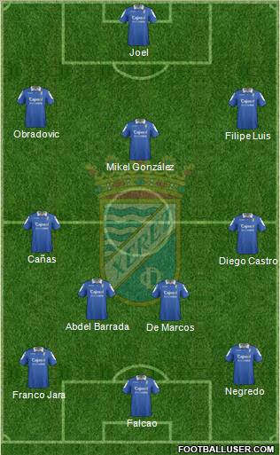 Xerez C.D., S.A.D. Formation 2012