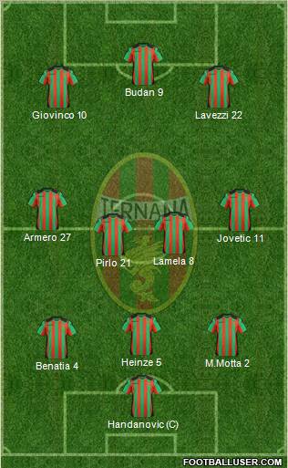 Ternana Formation 2012