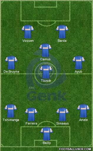 K Racing Club Genk Formation 2012