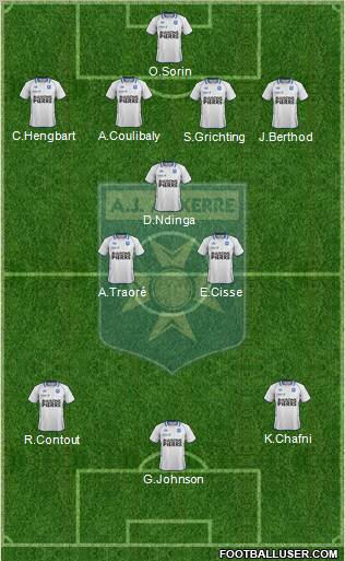 A.J. Auxerre Formation 2012