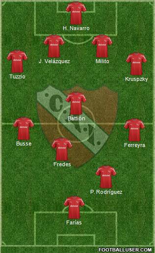 Independiente Formation 2012