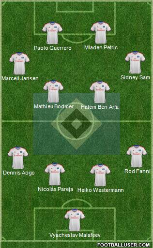 Hamburger SV Formation 2012