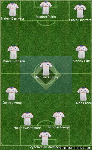 Hamburger SV Formation 2012