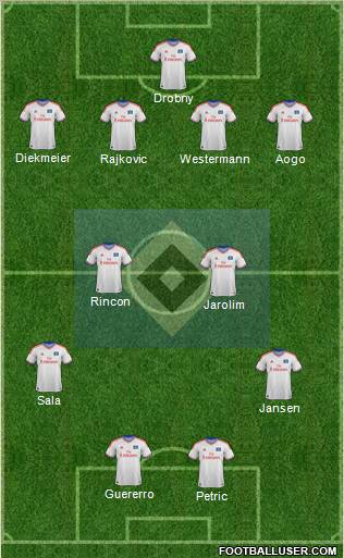 Hamburger SV Formation 2012