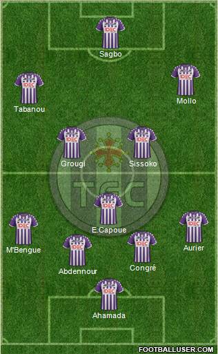 Toulouse Football Club Formation 2012