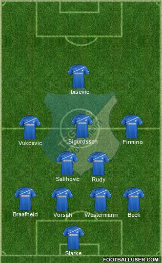 TSG 1899 Hoffenheim Formation 2012