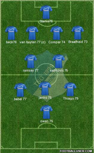 TSG 1899 Hoffenheim Formation 2012