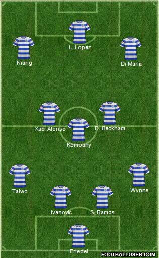 Queens Park Rangers Formation 2012