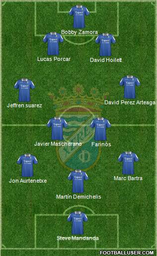 Xerez C.D., S.A.D. Formation 2012