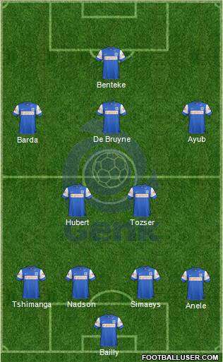 K Racing Club Genk Formation 2012