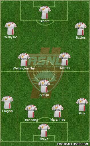 A.S. Nancy Lorraine Formation 2012