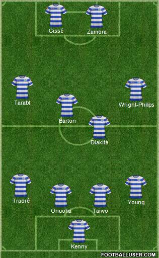 Queens Park Rangers Formation 2012