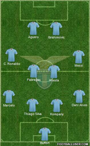 S.S. Lazio Formation 2012