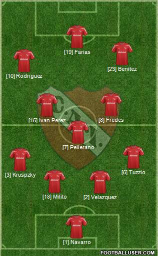 Independiente Formation 2012