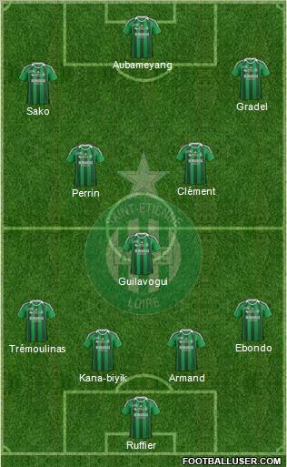 A.S. Saint-Etienne Formation 2012