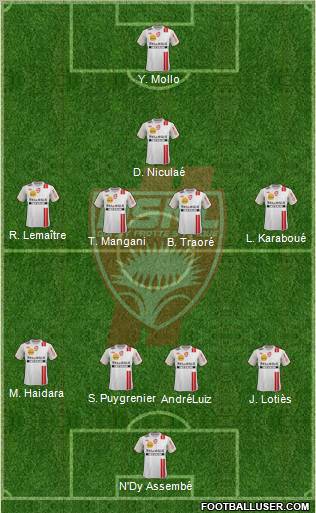 A.S. Nancy Lorraine Formation 2012