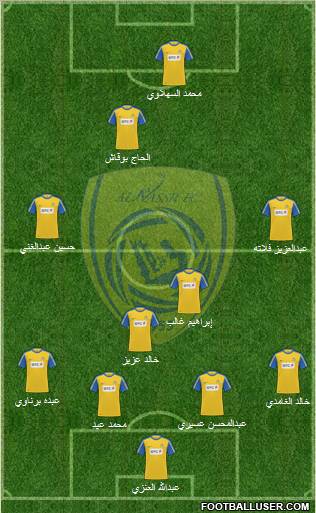 Al-Nassr (KSA) Formation 2012