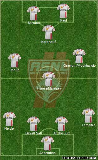 A.S. Nancy Lorraine Formation 2012