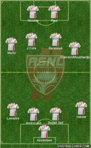 A.S. Nancy Lorraine Formation 2012