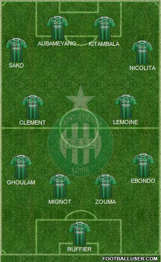 A.S. Saint-Etienne Formation 2012