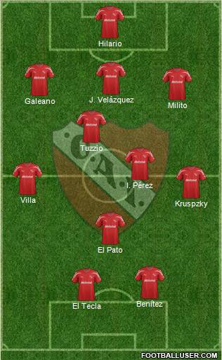 Independiente Formation 2012