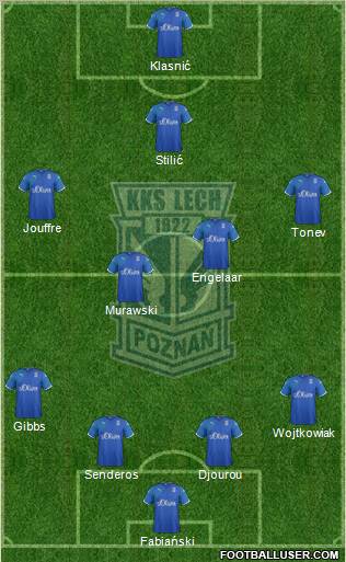 Lech Poznan Formation 2012