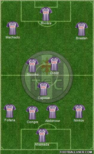 Toulouse Football Club Formation 2012